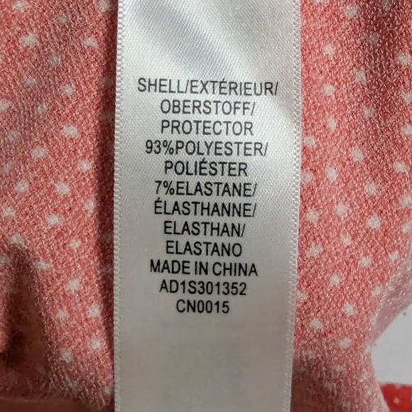 Adriana Papell Polka Dot Pleated sleeve Women's Size Small Top - Picture 8 of 9